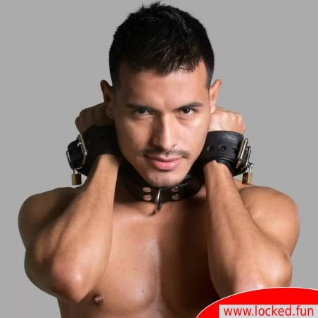 Combinaison Bondage collier et menottes