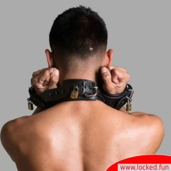 Combinaison Bondage collier et menottes