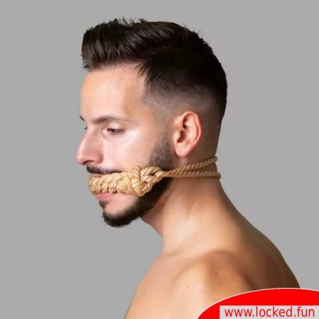 Bâillon de Shibari en corde à mordre