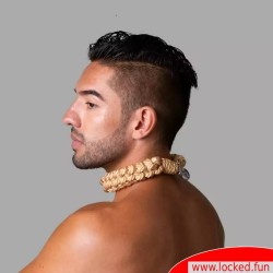 Collier Shibari en corde tressée