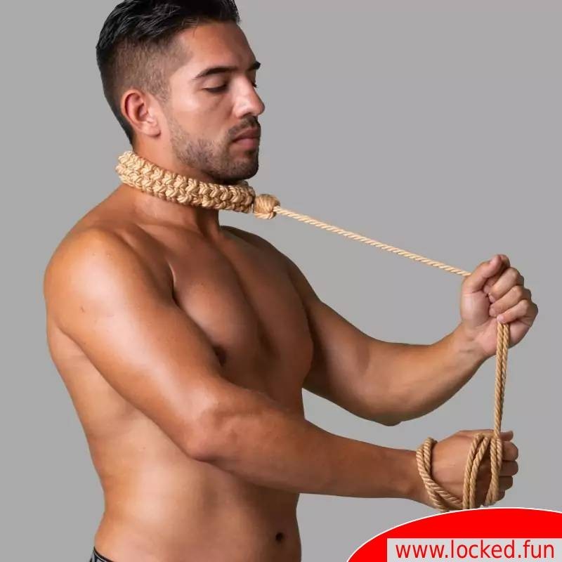 Collier de Shibari Bondage à laisse