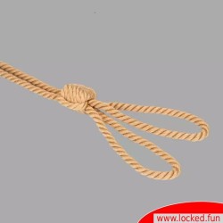 Menottes de Shibari avec laisse