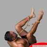 Entraves Shibari cou et poignets en corde