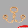 Entraves Shibari cou et poignets en corde