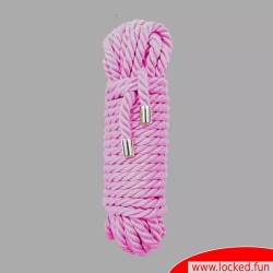 Corde de bondage rose en coton