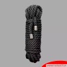 Corde de bondage noire en coton