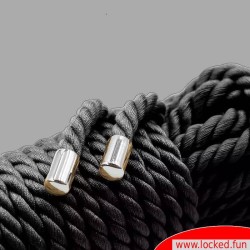 Corde de bondage noire en coton