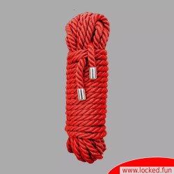 Corde de bondage rouge en coton