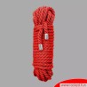Corde de bondage rouge en coton