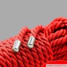Corde de bondage rouge en coton