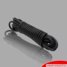 Corde de bondage en silicone - noire Corde de bondage en silicone - noire