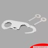 Menottes de pouce en acier inox