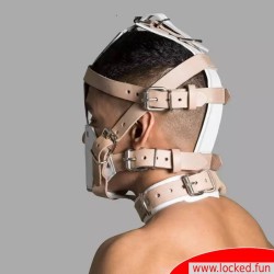 Entrave de tête Dr. Sado en cuir - HOSPITAL STYLE