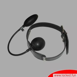 Masque buccal avec bâillon gonflable