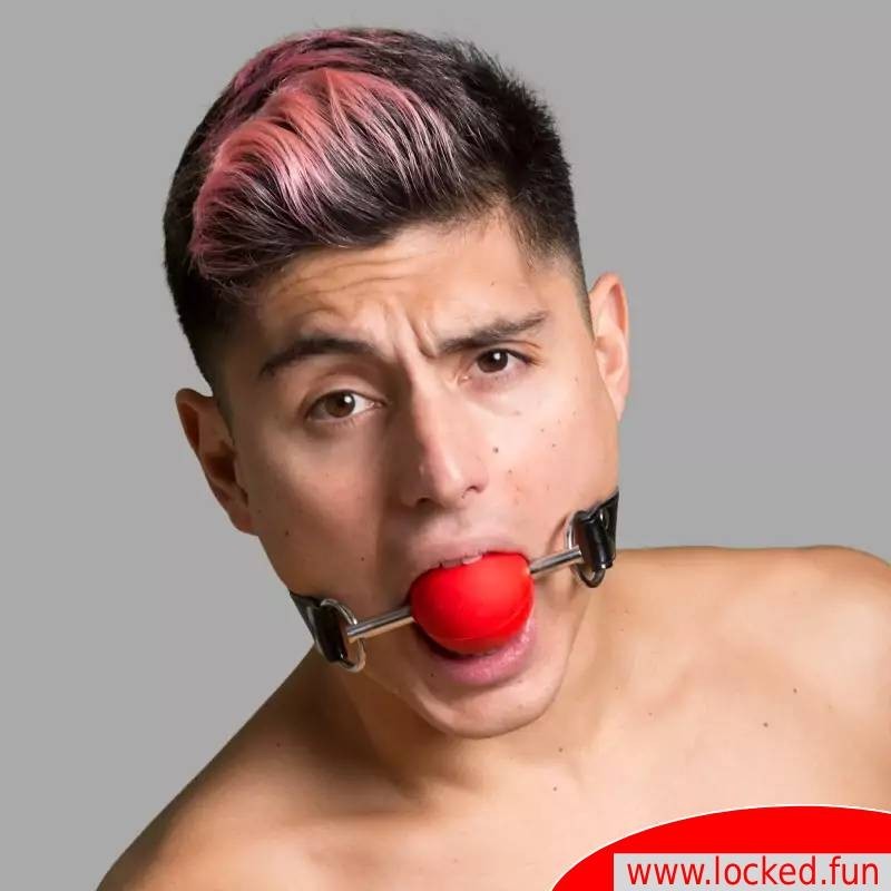 Bâillon à balle rouge - BLACK BERLIN