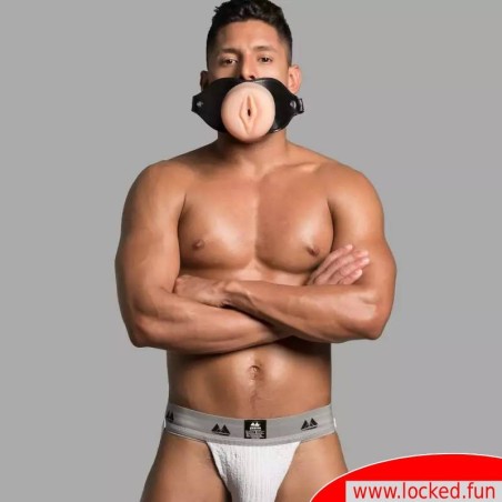 Baîllon Pussy Face - Masque vagin