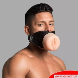 Baîllon Pussy Face - Masque vagin