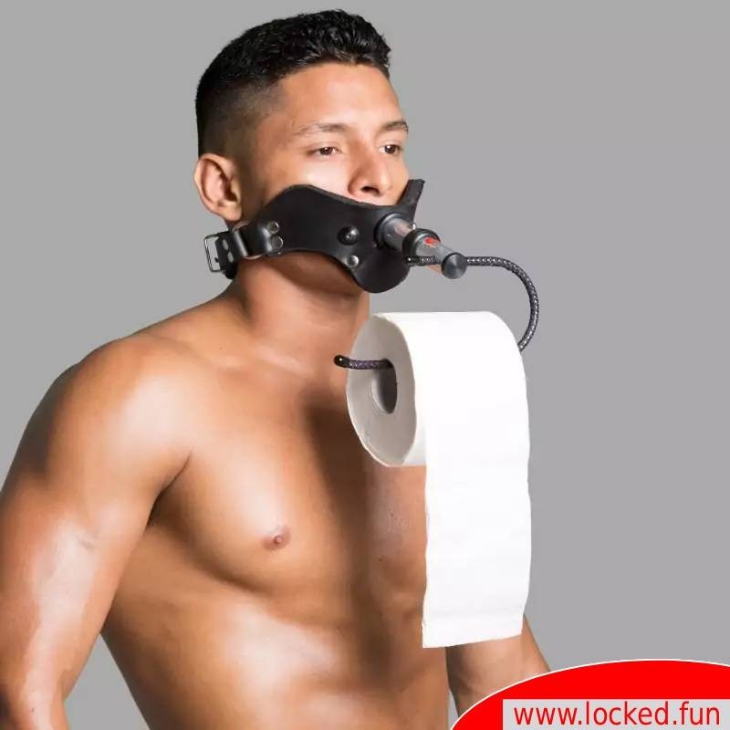 Porte-papier hygiénique pour le bâillon Humilator