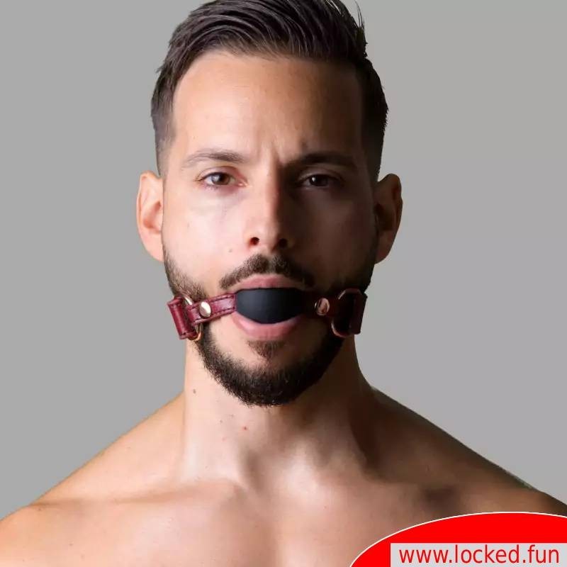 Bâillon à balle BDSM – Collection Noblesse