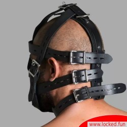 Harnais de tête verrouillable avec muselière