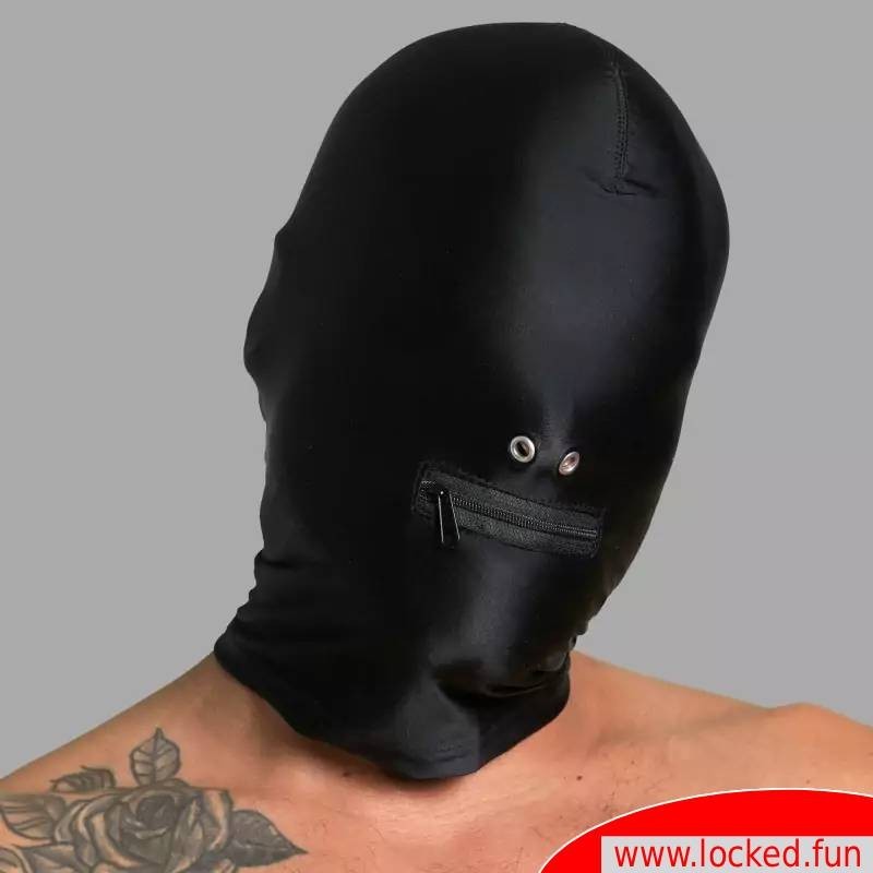 Masque en spandex avec orifices naseaux et pour la bouche