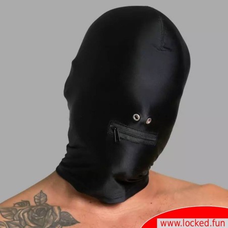 Masque en spandex avec orifices naseaux et pour la bouche