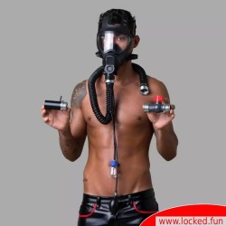 Connecteurs pour tuyaux de masques à gaz avec valve