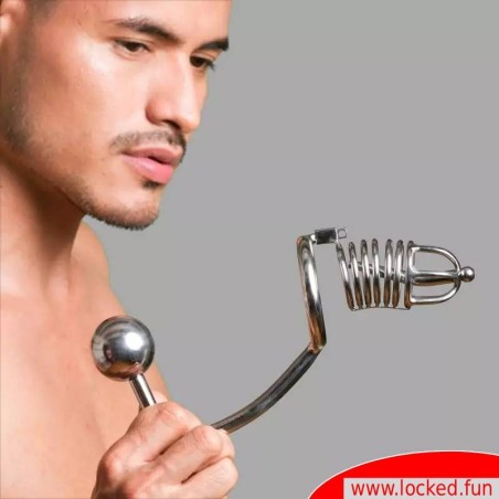 Ceinture de chasteté NoPacha avec Anal-Intruder