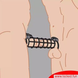 Double cage de chasteté NoPacha® LockMates