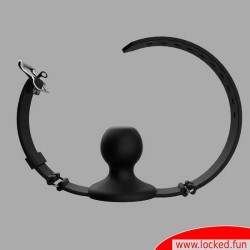 Bâillon en silicone verrouillable GagForce