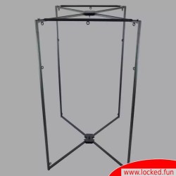 Structure noire en métal pour sling