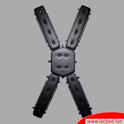 Croix BDSM pour fixation murale