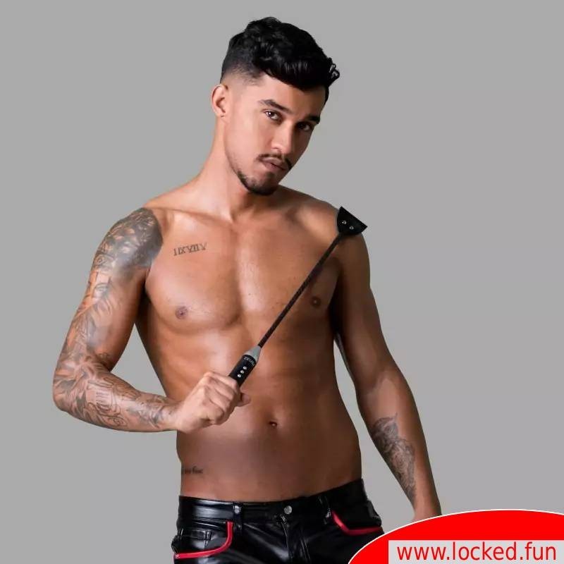 Cravache BDSM - E-Stim Crop de Dr. Sado