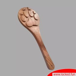 Pagaie en bois BDSM - Big Bad Wolf
