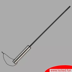 Canne en cuir et inox - HURTME