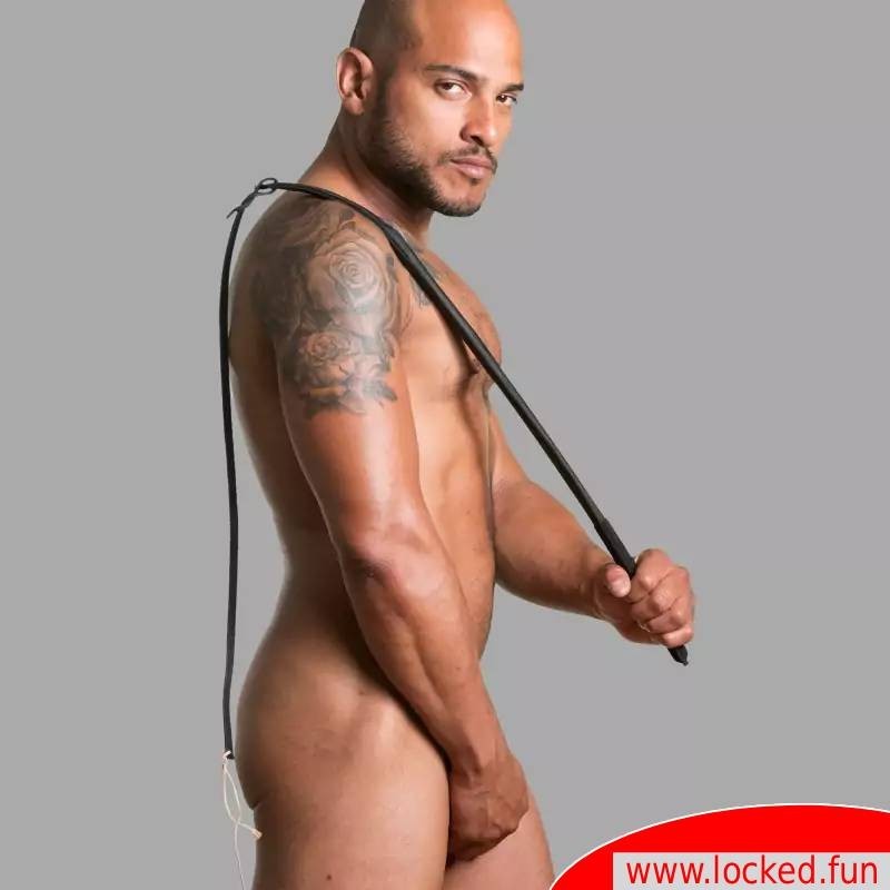 Fouet BDSM en cuir - Domination