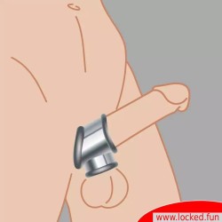 Cockring & Ballstretcher IRON MAN