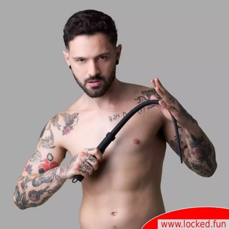 Fouet BDSM en silicone de Dr. Sado