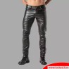 Pantalon en cuir slim-fit de TOF Paris Pantalon en cuir slim-fit de TOF Paris