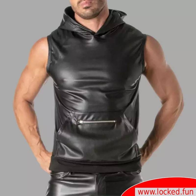 Sweat à capuche zippé sans manches Kinky de TOF Paris