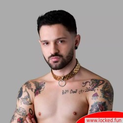 Collier BDSM Spartacus™ - doré