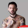 Collier BDSM Spartacus™ - noir mat Collier BDSM Spartacus™ - noir mat