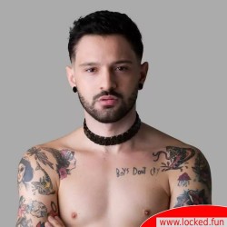 Collier BDSM Spartacus™ - noir mat