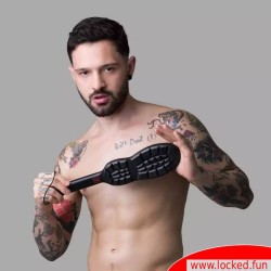 Paddle de spanking en bois - HURTME