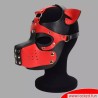 Playful Pup Hood - noir rouge