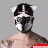 Playful Pup Hood - noir blanc