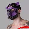Playful Pup Hood - noir violet