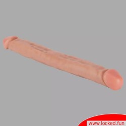 Double gode réaliste de 46 cm