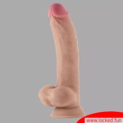 Gode 24 cm réaliste avec ventouse