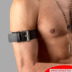 Bracelet de bras à boucle en cuir